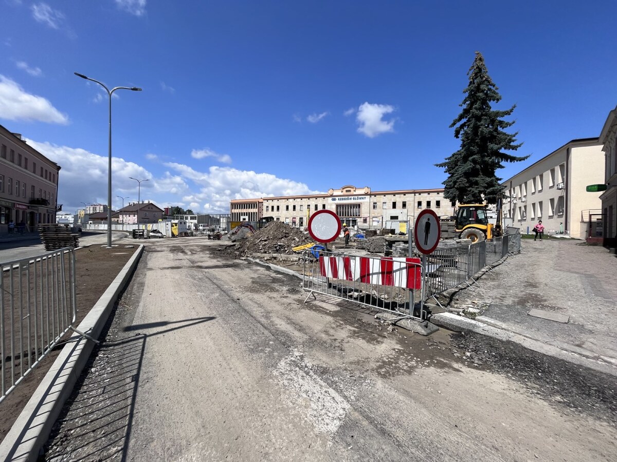 Budowa Rzeszowskiego Centrum Komunikacyjnego [lipiec 2023]